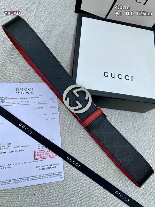 Gucci belt 40mmX100-125cm 8L22
